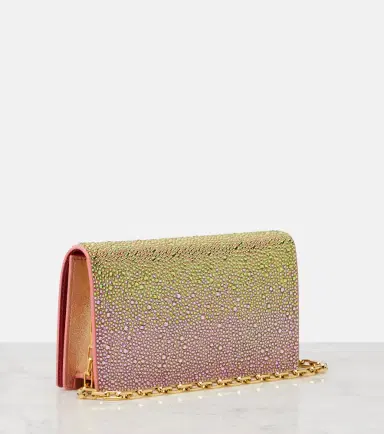 Christian Louboutin Bettina embellished leather clutch | Thumbnail 4