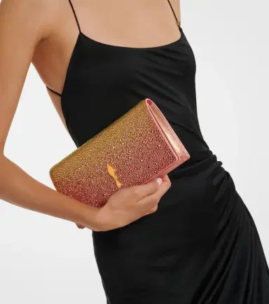 Christian Louboutin Bettina embellished leather clutch | Thumbnail 5