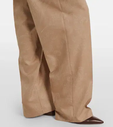 Etro Wool jacquard wide-leg pants | Thumbnail 3 Etro Wool jacquard wide-leg pants | Thumbnail 3