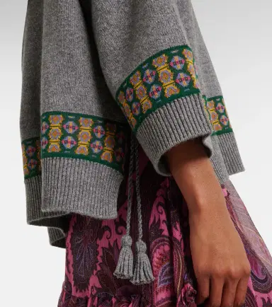 Etro Wool, cashmere, and cotton-blend sweater | Thumbnail 2
