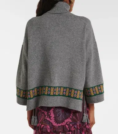 Etro Wool, cashmere, and cotton-blend sweater | Thumbnail 3