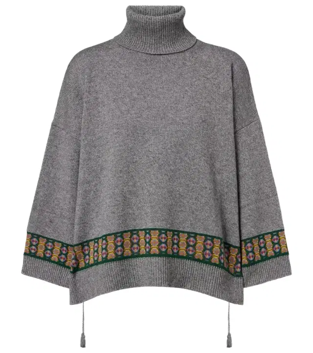 Etro Wool, cashmere, and cotton-blend sweater