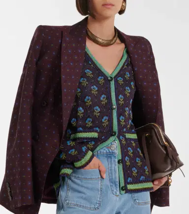 Etro Floral jacquard cardigan | Thumbnail 2 Etro Floral jacquard cardigan | Thumbnail 2