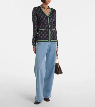 Etro Floral jacquard cardigan | Thumbnail 4 Etro Floral jacquard cardigan | Thumbnail 4