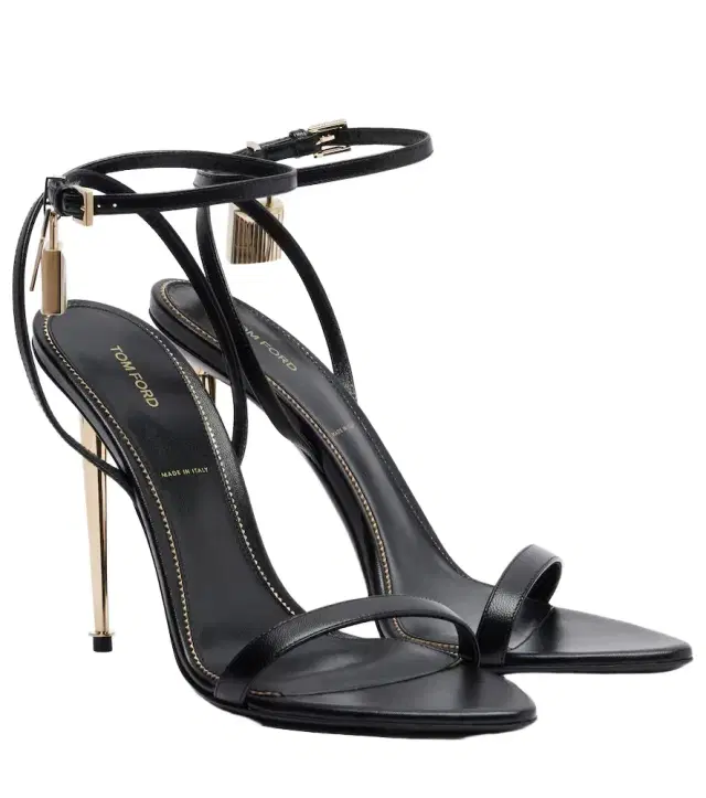 Tom Ford Padlock leather sandals