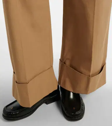 Frame Cuffed Slim Palazzo wide-leg pants | Thumbnail 3
