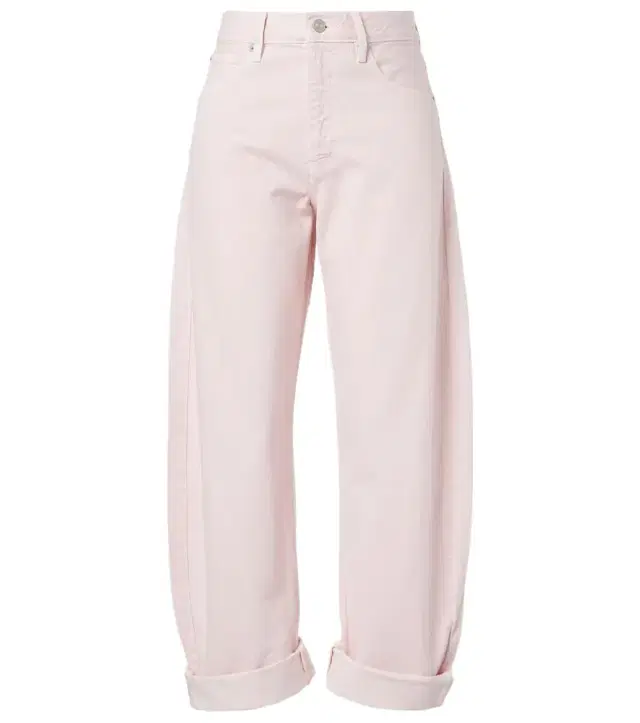 Frame Bubble barrel-leg jeans