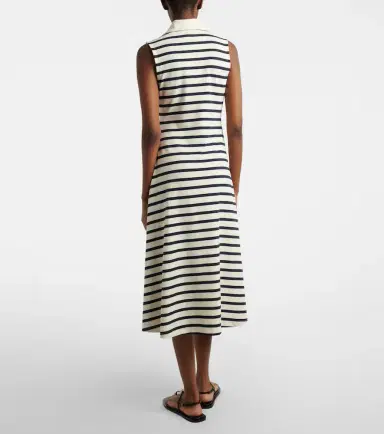 Frame Sea Breeze striped cotton polo dress | Thumbnail 5 Frame Sea Breeze striped cotton polo dress | Thumbnail 5