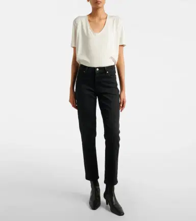 Frame Borrowed cropped straight jeans | Thumbnail 2 Frame Borrowed cropped straight jeans | Thumbnail 2