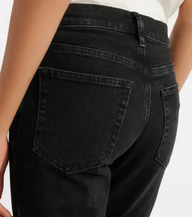Frame Borrowed cropped straight jeans | Thumbnail 4 Frame Borrowed cropped straight jeans | Thumbnail 4