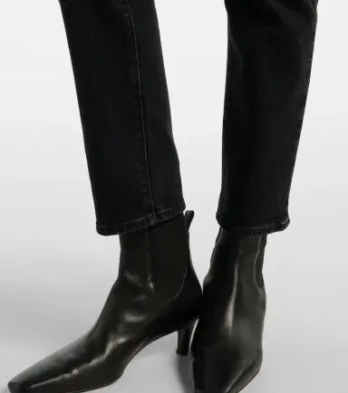 Frame Borrowed cropped straight jeans | Thumbnail 5 Frame Borrowed cropped straight jeans | Thumbnail 5