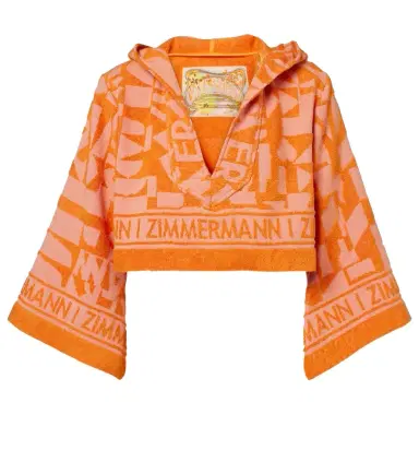 Zimmermann Solstice Towelling cotton terry crop top | Thumbnail 1 Zimmermann Solstice Towelling cotton terry crop top | Thumbnail 1