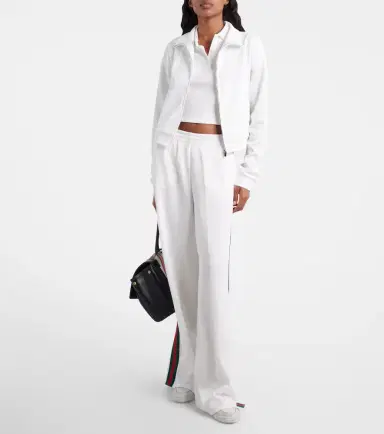 Gucci Ribbed-knit cropped sweatshirt | Thumbnail 6 Gucci Ribbed-knit cropped sweatshirt | Thumbnail 6