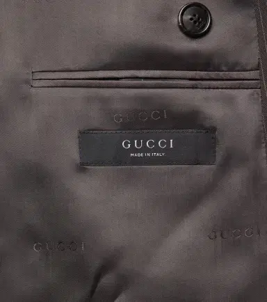 Gucci Pinstripe wool and mohair blazer | Thumbnail 8