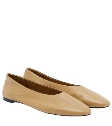 TOTEME Leather ballet flats | Thumbnail 1