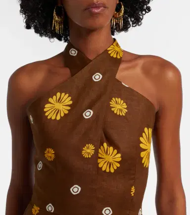 Cala de la Cruz Venta halterneck floral minidress | Thumbnail 2 Cala de la Cruz Venta halterneck floral minidress | Thumbnail 2
