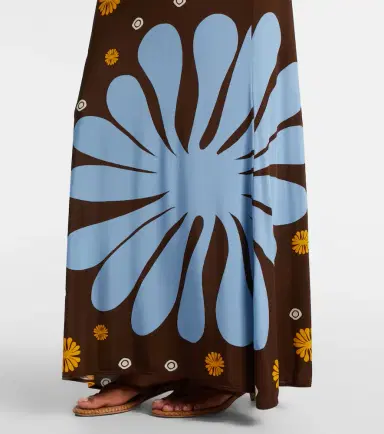 Cala de la Cruz Rocco floral jersey maxi dress | Thumbnail 3 Cala de la Cruz Rocco floral jersey maxi dress | Thumbnail 3