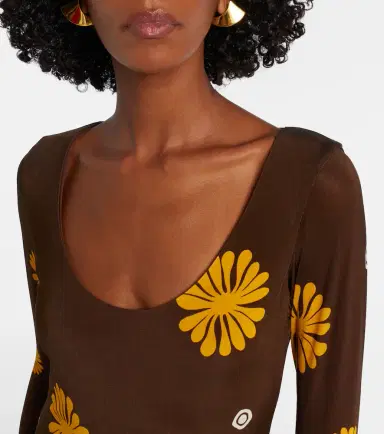 Cala de la Cruz Rocco floral jersey maxi dress | Thumbnail 5 Cala de la Cruz Rocco floral jersey maxi dress | Thumbnail 5