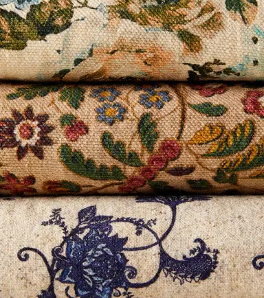 The House of Lyria Neroli floral linen canvas picnic blanket | Thumbnail 2