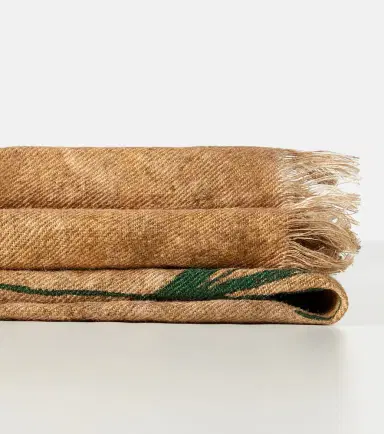 The House of Lyria Firmamento floral linen blanket | Thumbnail 2