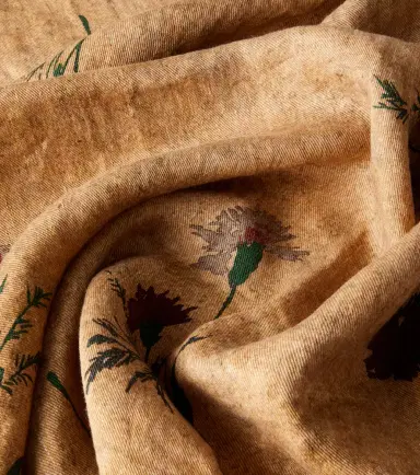 The House of Lyria Firmamento floral linen blanket | Thumbnail 3