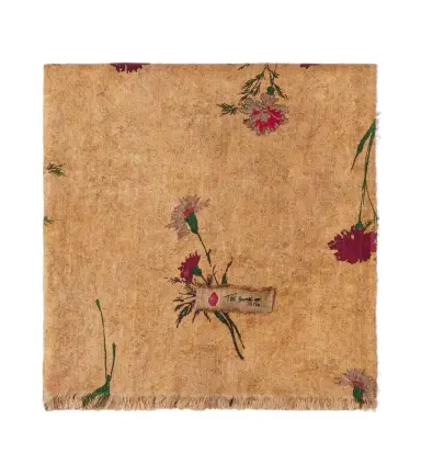 The House of Lyria Firmamento floral linen blanket | Thumbnail 1