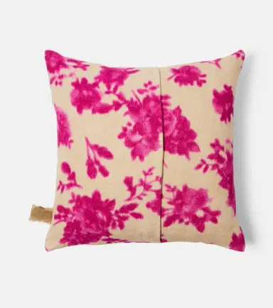 The House of Lyria Mirra floral linen canvas cushion | Thumbnail 3
