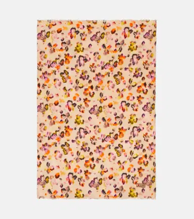 The House of Lyria Firmamento floral linen blanket | Thumbnail 6