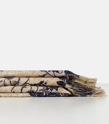 The House of Lyria Sharpei floral cotton and linen throw | Thumbnail 2 The House of Lyria Sharpei floral cotton and linen throw | Thumbnail 2