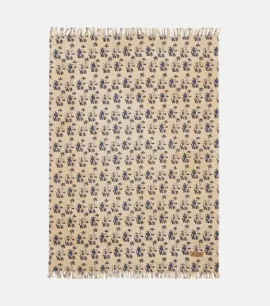 The House of Lyria Sharpei floral cotton and linen throw | Thumbnail 5 The House of Lyria Sharpei floral cotton and linen throw | Thumbnail 5