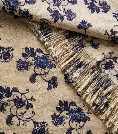 The House of Lyria Sharpei floral cotton and linen throw | Thumbnail 6 The House of Lyria Sharpei floral cotton and linen throw | Thumbnail 6