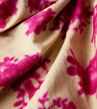 The House of Lyria Sharpei floral cotton and linen blanket | Thumbnail 4
