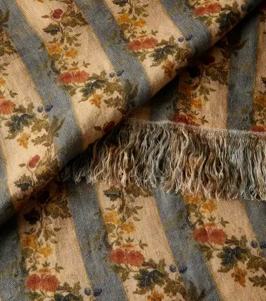 The House of Lyria Tormento floral striped linen tablecloth | Thumbnail 3