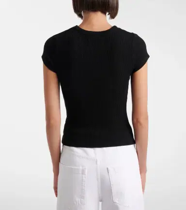 Citizens of Humanity Nello ribbed-knit T-shirt | Thumbnail 5
