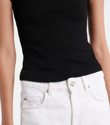 Citizens of Humanity Nello ribbed-knit T-shirt | Thumbnail 6