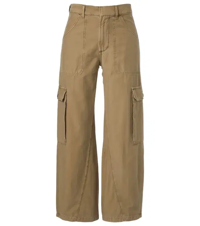Citizens of Humanity Thassos cropped cotton twill cargo pants