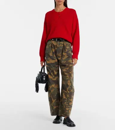 Citizens of Humanity Flight camouflage twill barrel-leg pants | Thumbnail 2 Citizens of Humanity Flight camouflage twill barrel-leg pants | Thumbnail 2