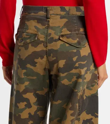 Citizens of Humanity Flight camouflage twill barrel-leg pants | Thumbnail 4 Citizens of Humanity Flight camouflage twill barrel-leg pants | Thumbnail 4