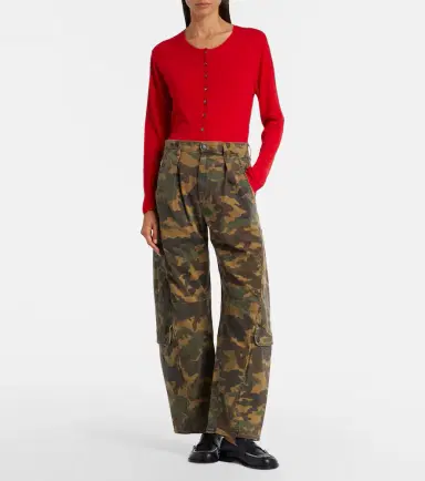 Citizens of Humanity Flight camouflage twill barrel-leg pants | Thumbnail 6 Citizens of Humanity Flight camouflage twill barrel-leg pants | Thumbnail 6