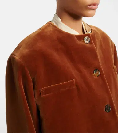 Blazé Milano Blazé Milano Gliss cotton velvet jacket | Thumbnail 3 Blazé Milano Blazé Milano Gliss cotton velvet jacket | Thumbnail 3