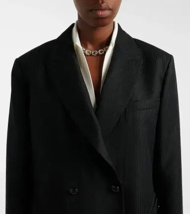 Blazé Milano Blazé Milano Nightbreak pinstripe virgin wool blazer | Thumbnail 4