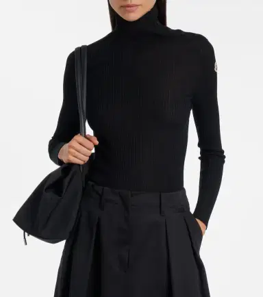Moncler Virgin wool turtleneck sweater | Thumbnail 2