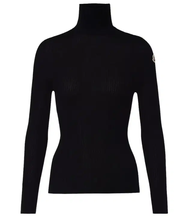Virgin wool turtleneck sweater
