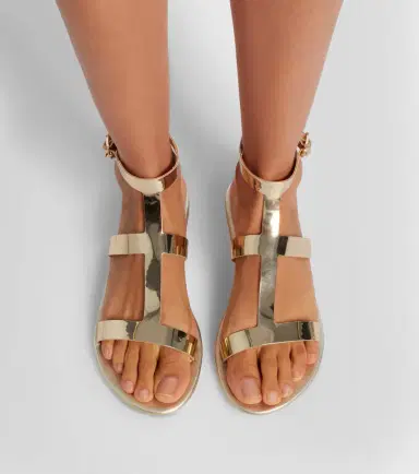 Ancient Greek Sandals Fedra metallic leather gladiator sandals | Thumbnail 6 Ancient Greek Sandals Fedra metallic leather gladiator sandals | Thumbnail 6