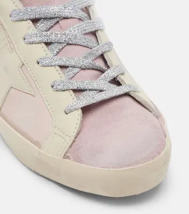 Golden Goose Super-Star leather-trimmed sneakers | Thumbnail 4 Golden Goose Super-Star leather-trimmed sneakers | Thumbnail 4