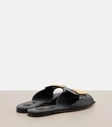 Dolce & Gabbana Abaya DG leather mules | Thumbnail 2 Dolce & Gabbana Abaya DG leather mules | Thumbnail 2