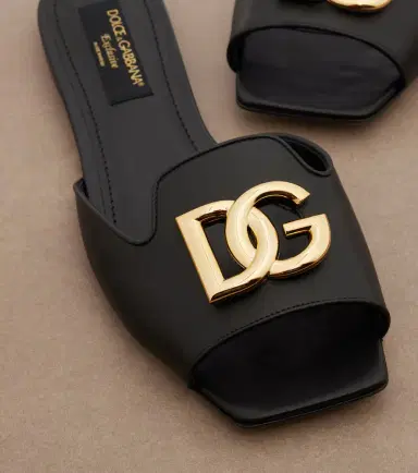 Dolce & Gabbana Abaya DG leather mules | Thumbnail 4 Dolce & Gabbana Abaya DG leather mules | Thumbnail 4