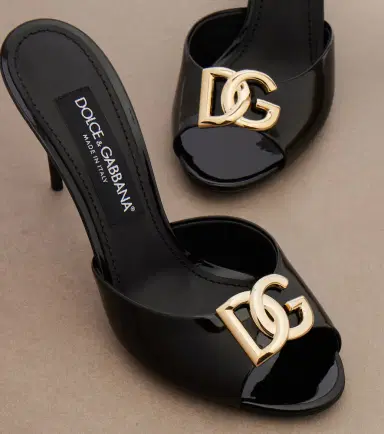 Dolce & Gabbana DG patent leather mules | Thumbnail 2 Dolce & Gabbana DG patent leather mules | Thumbnail 2