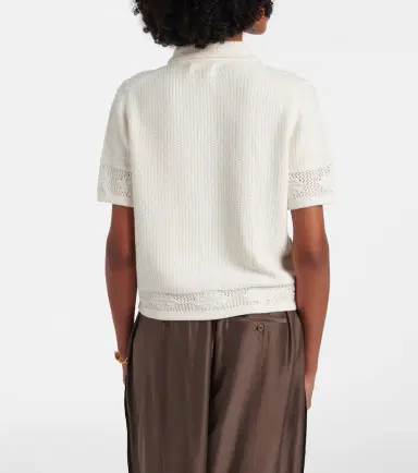 Velvet Rosemond open-knit cotton and cashmere top | Thumbnail 2 Velvet Rosemond open-knit cotton and cashmere top | Thumbnail 2