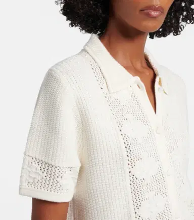 Velvet Rosemond open-knit cotton and cashmere top | Thumbnail 4 Velvet Rosemond open-knit cotton and cashmere top | Thumbnail 4